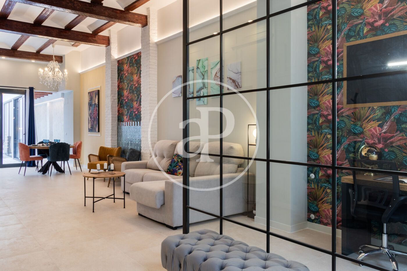 Living room of Loft for sale in  Valencia Capital  with Air Conditioner, Heating and Terrace