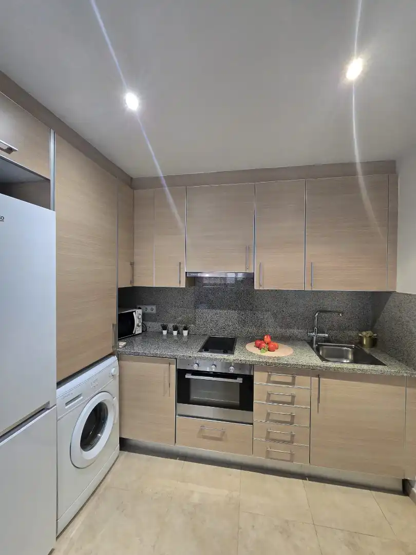 Kitchen of Flat for sale in Terrassa  with Air Conditioner, Heating and Oven