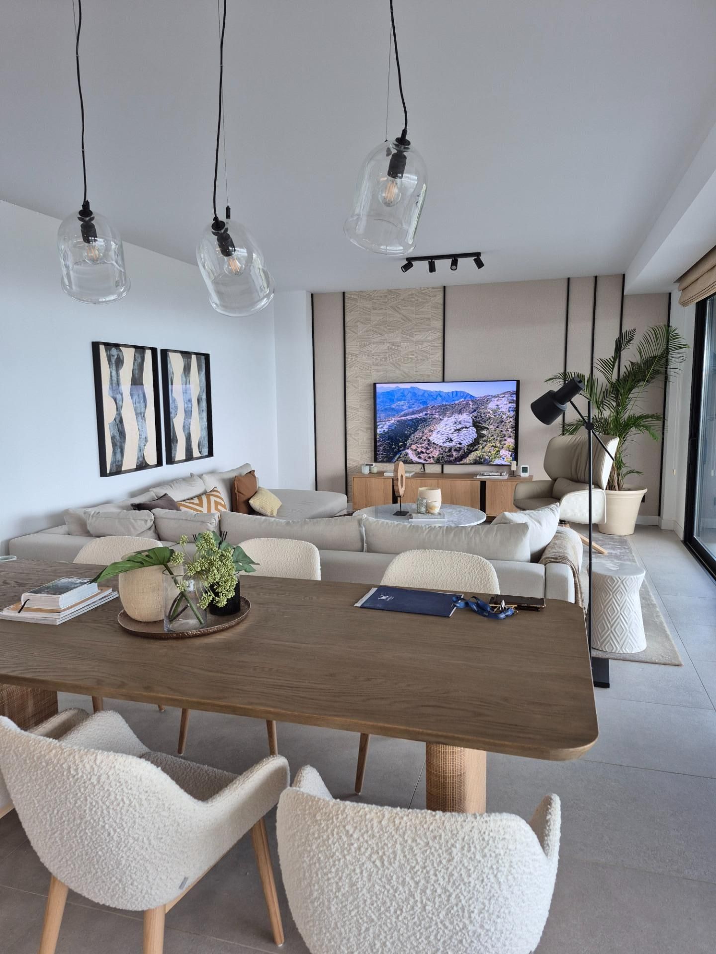 Sala d'estar de Apartament en venda en Marbella amb Aire condicionat, Calefacció i Terrassa