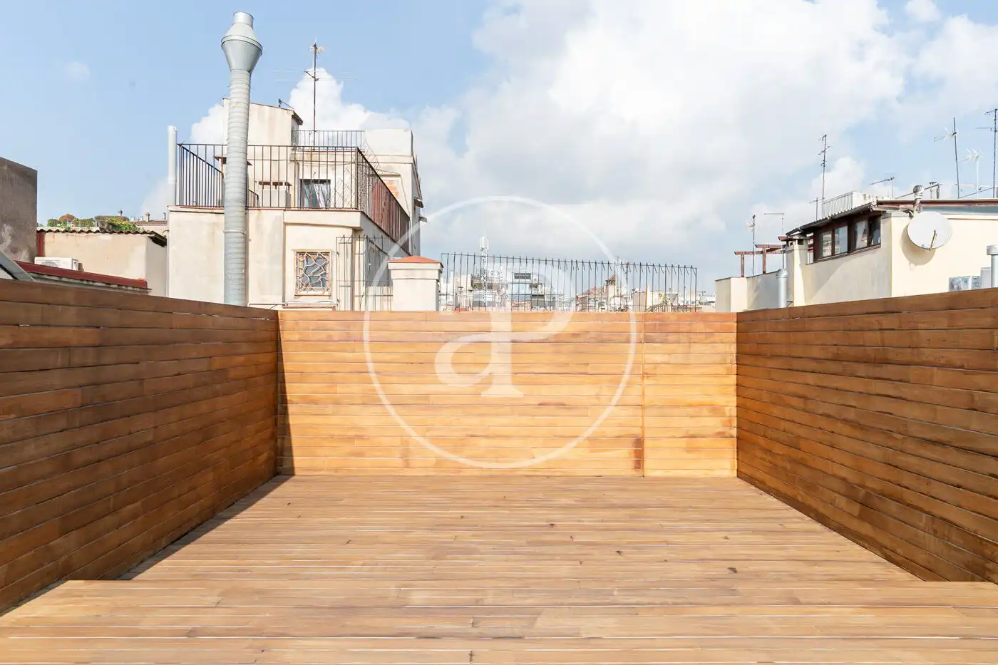 Terrasse von Dachboden zum Verkauf in Barcelona mit Klimaanlage, Heizung und Terrasse