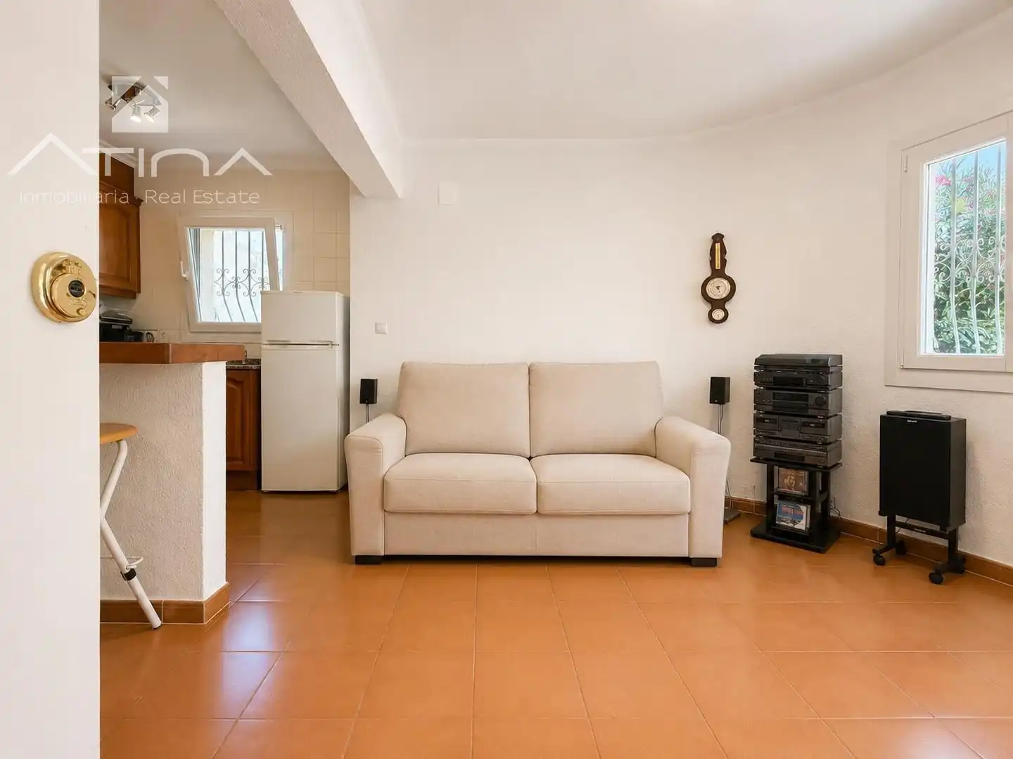 Sala d'estar de Casa o xalet en venda en Gata de Gorgos amb Aire condicionat, Calefacció i Jardí privat