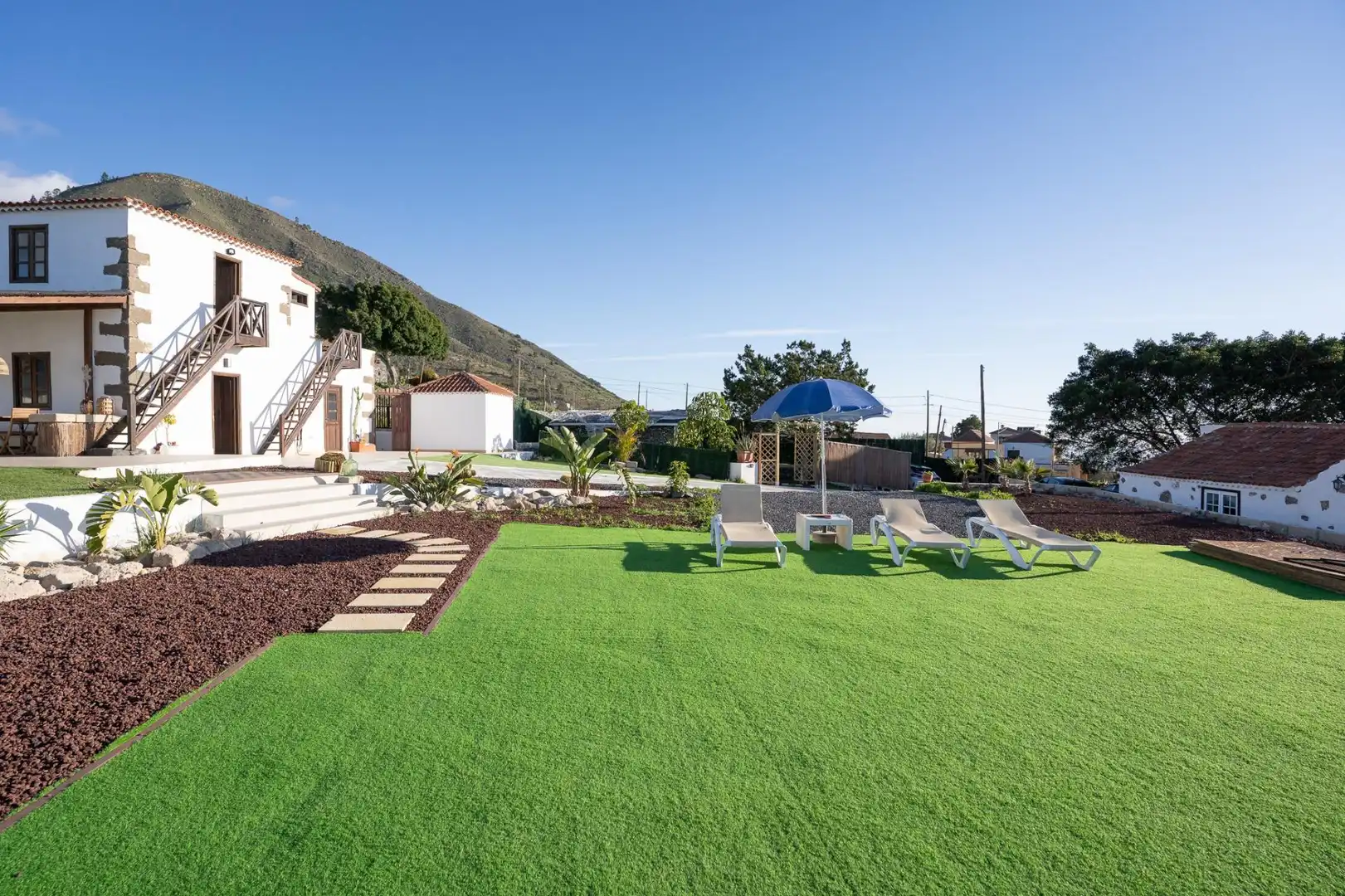 Jardín de Casa o chalet en venta en Guía de Isora con Aire acondicionado, Jardín privado y Terraza