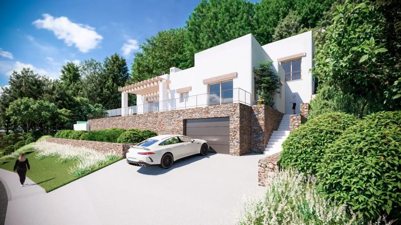 Exterior view of Houses for sale in Jávea / Xàbia  with Swimming Pool