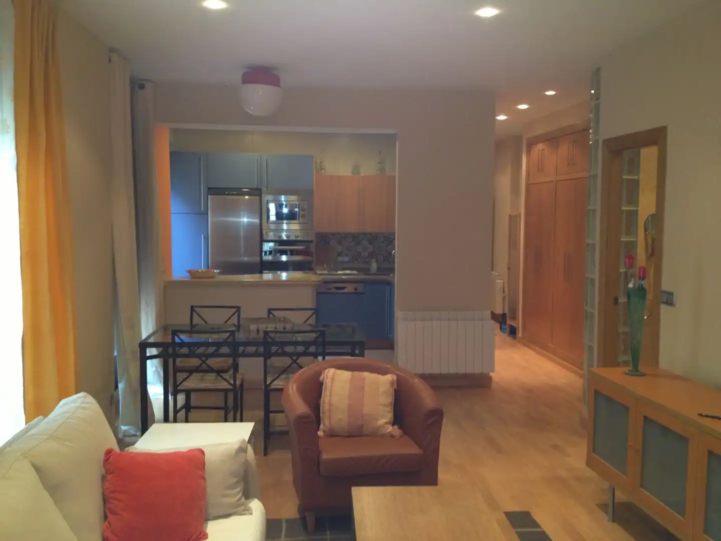 Kitchen of Flat for rent in Salamanca  with Heating, Parquet flooring and Furnished