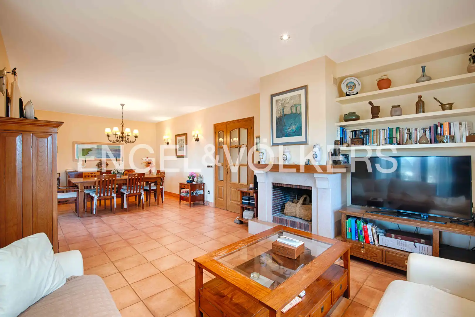 Sala de estar de Casa o chalet en venta en Llançà con Calefacción, Jardín privado y Terraza