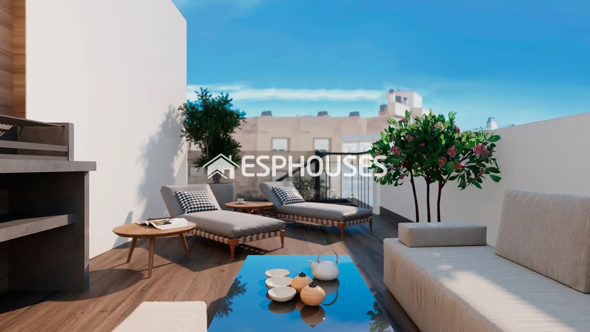 Studio mit Terrasse zum Verkauf in Centro, imagen 13