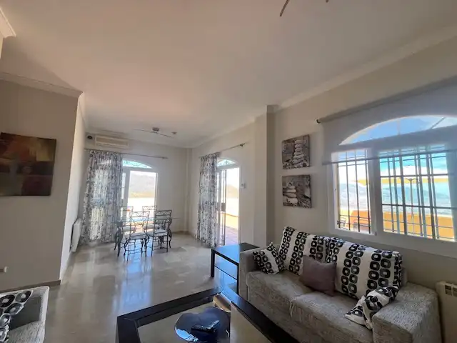 Wohnzimmer von Wohnung zur Miete in Ojén mit Klimaanlage, Heizung und Terrasse