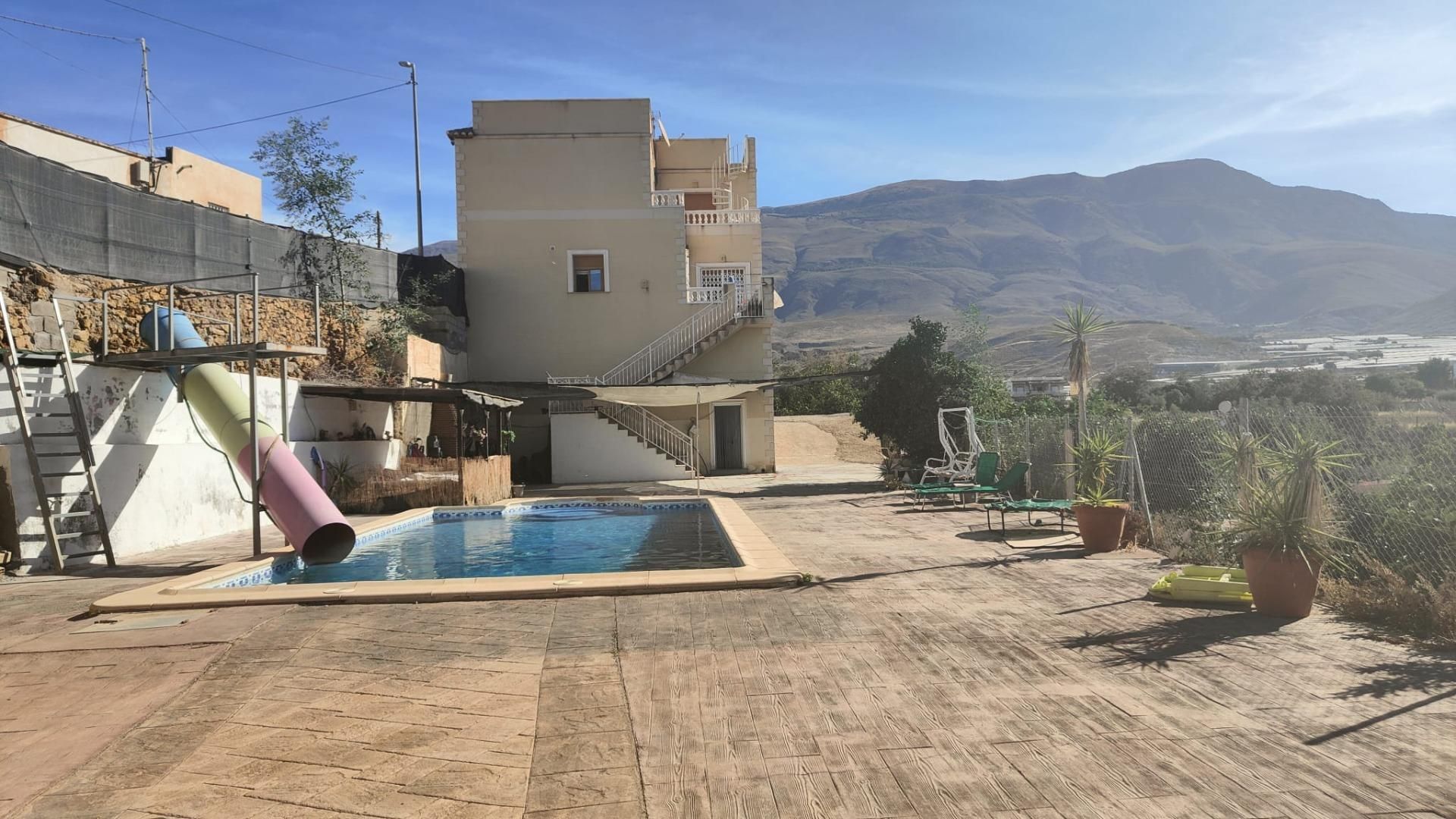 Swimming pool of Country house for sale in  Madrid Capital  with Air Conditioner, Terrace and Storage room
