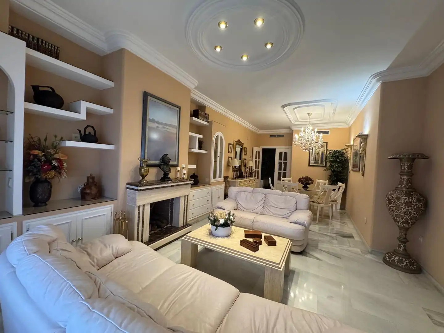 Living room of Flat for sale in Jerez de la Frontera  with Air Conditioner, Private garden and Terrace