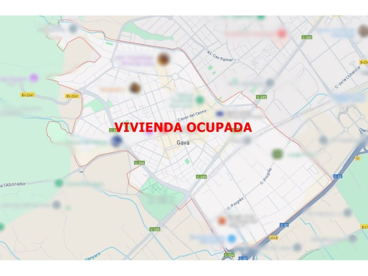 Vista exterior de Pis en venda en Gavà