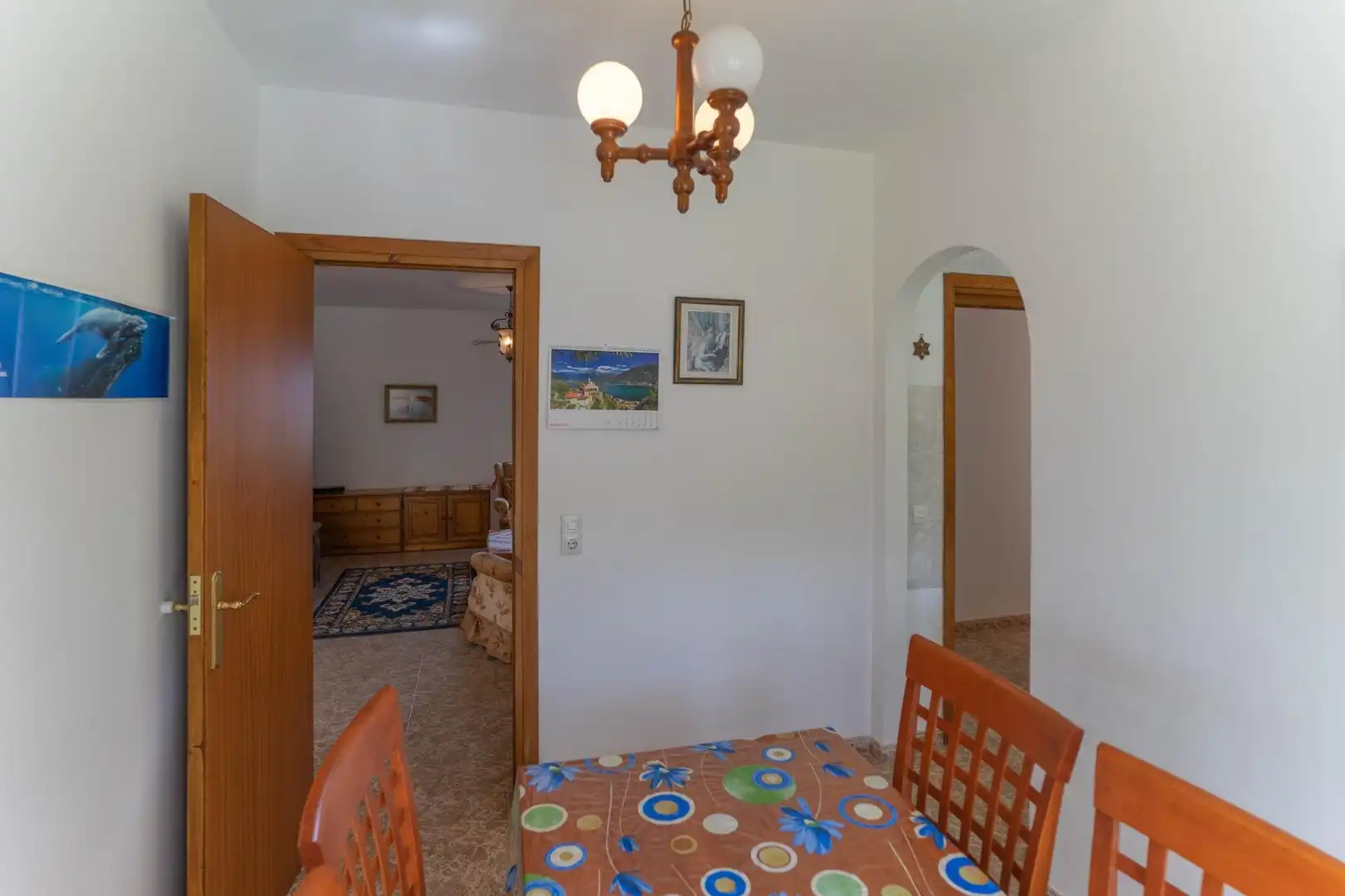 Esszimmer von Haus oder Chalet zum Verkauf in Alhaurín El Grande mit Klimaanlage, Privatgarten und Terrasse