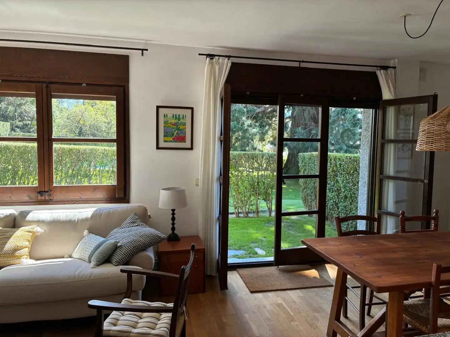 Wohnzimmer von Wohnungen zur Miete in Llívia mit Terrasse