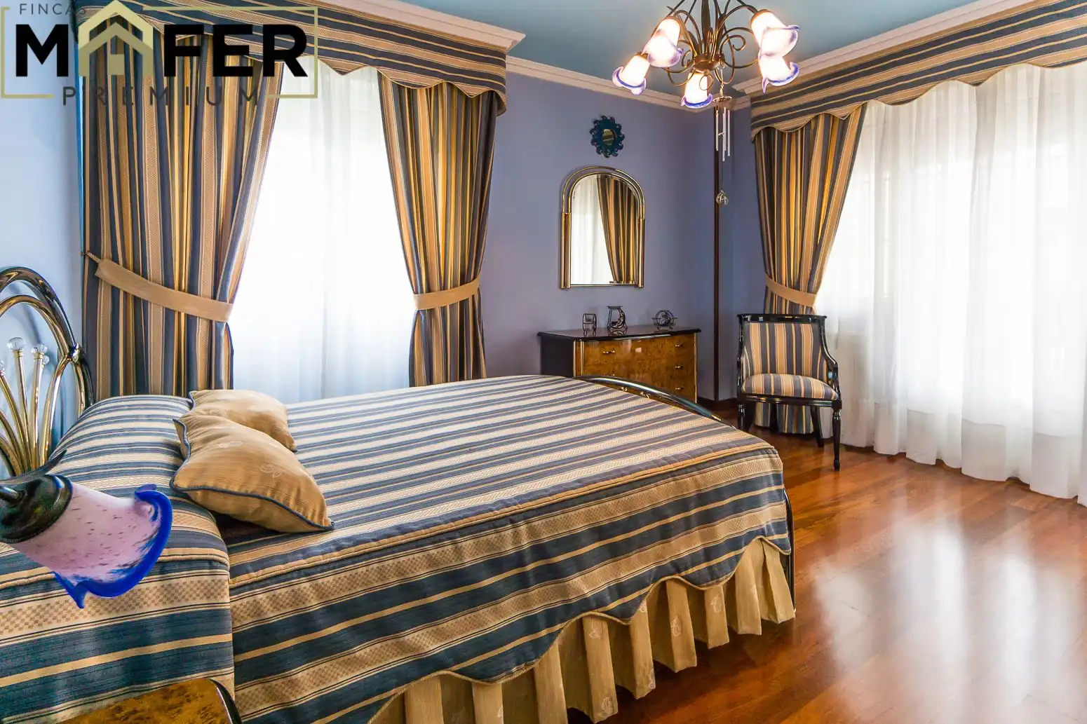 Schlafzimmer von Haus oder Chalet zum Verkauf in Ampuero mit Heizung, Privatgarten und Parkett