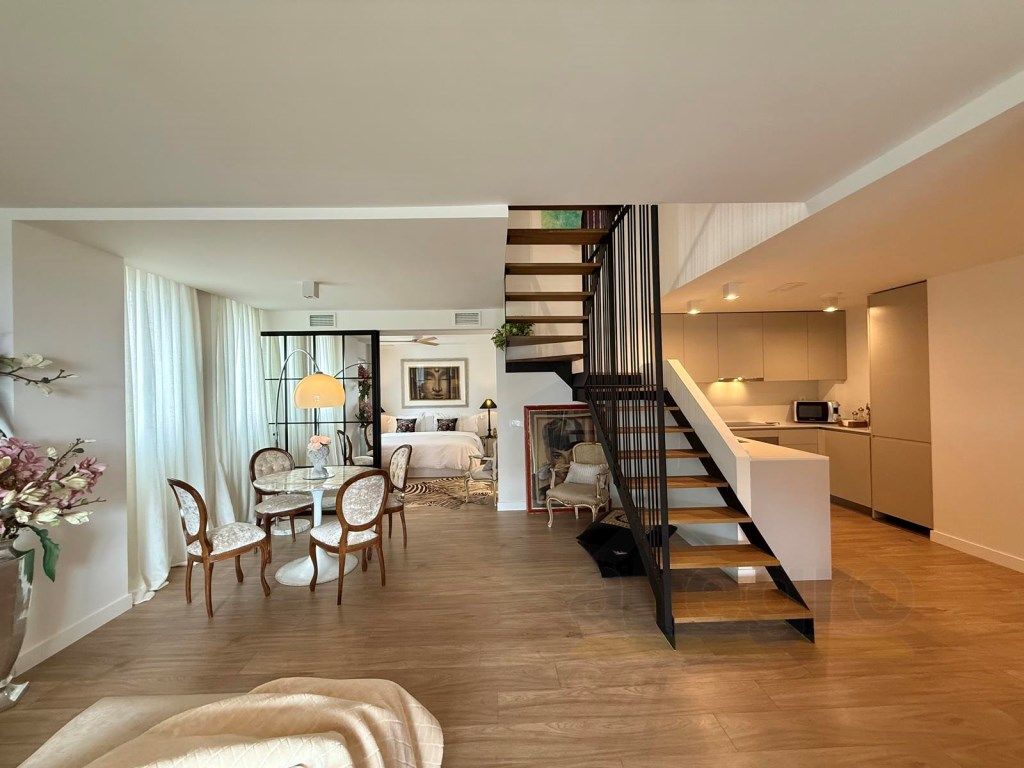 Living room of Duplex for rent in Torrelodones  with Air Conditioner, Terrace and Swimming Pool