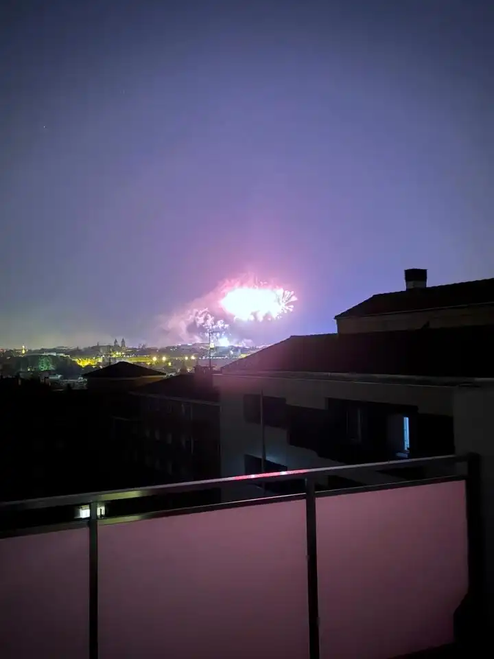 Vista exterior de Ático en venta en Ansoáin / Antsoain con Calefacción, Terraza y Amueblado