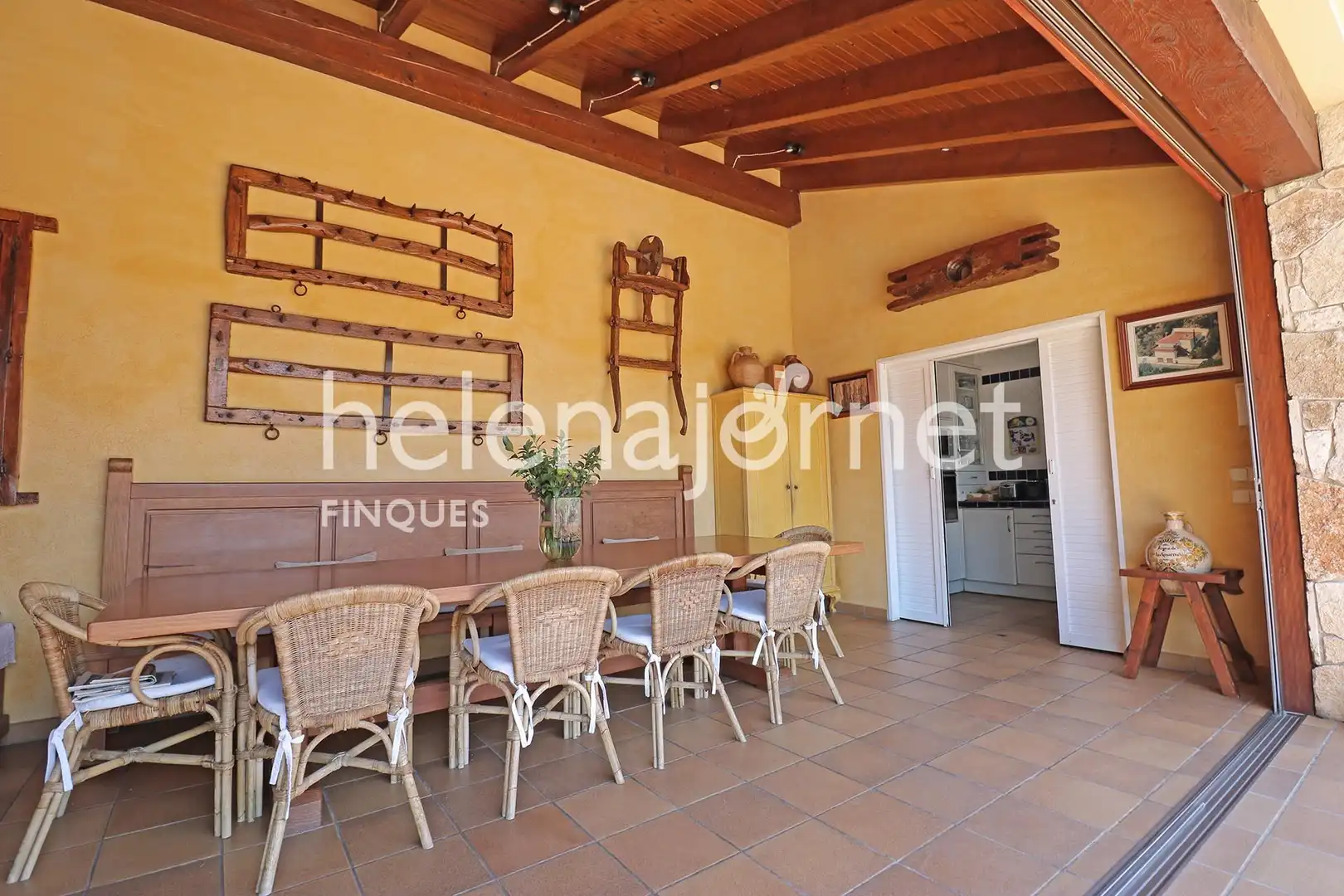 Terraza de Casa o chalet en venta en Llagostera con Calefacción y Piscina