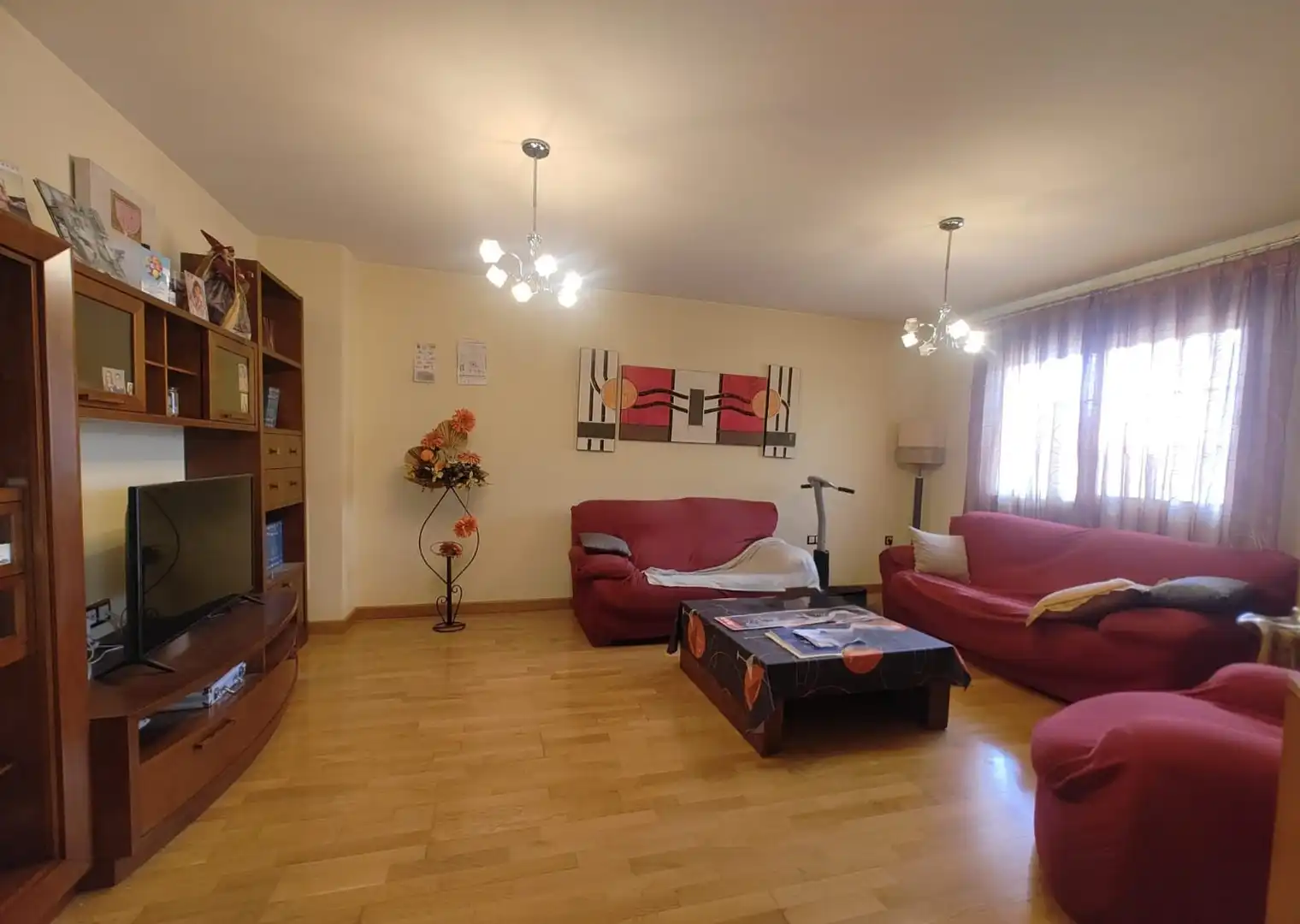 Sala d'estar de Casa adosada en venda en Las Torres de Cotillas amb Aire condicionat, Calefacció i Parquet