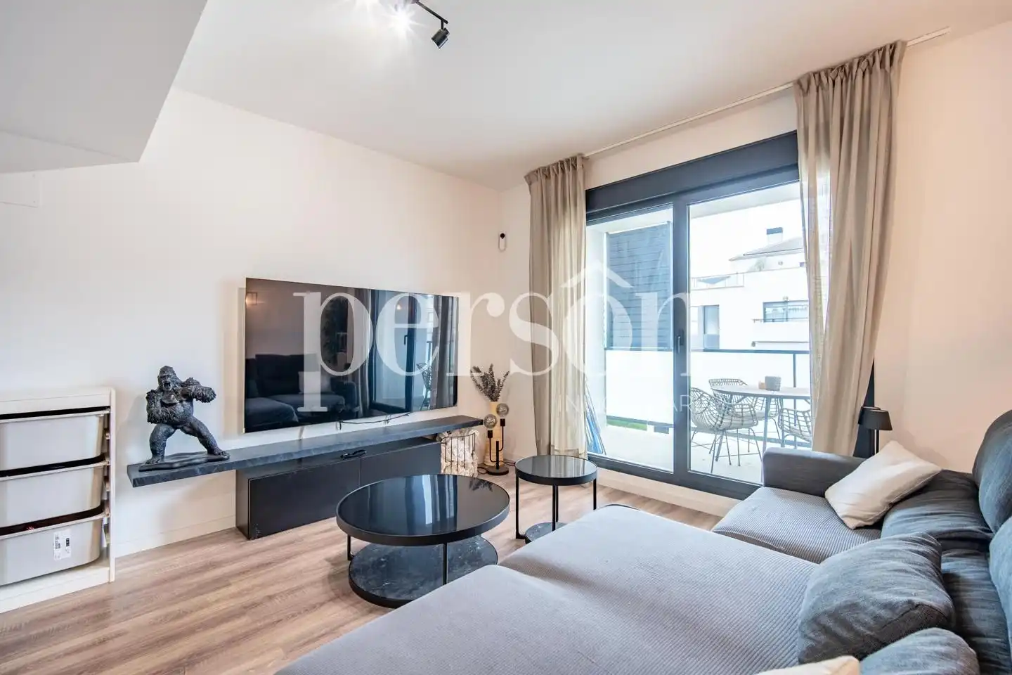 Living room of Duplexes for sale in La Pobla de Vallbona  with Air Conditioner, Heating and Terrace
