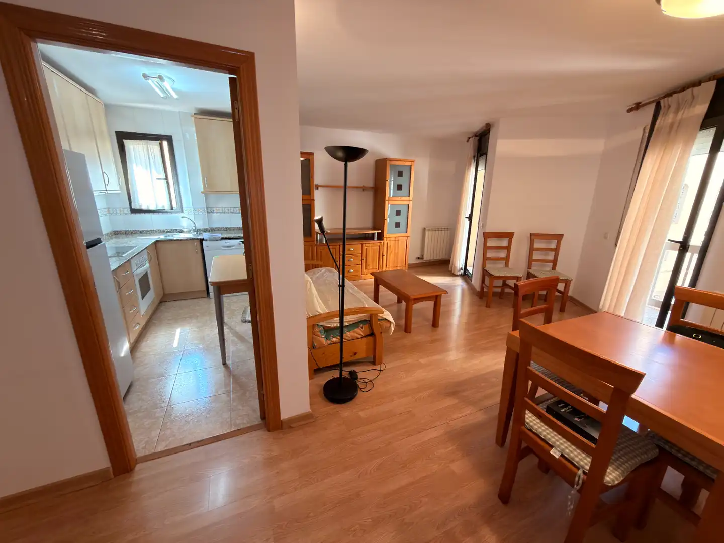 Sala d'estar de Pis en venda en Lleida amb Aire condicionat, Calefacció i Parquet