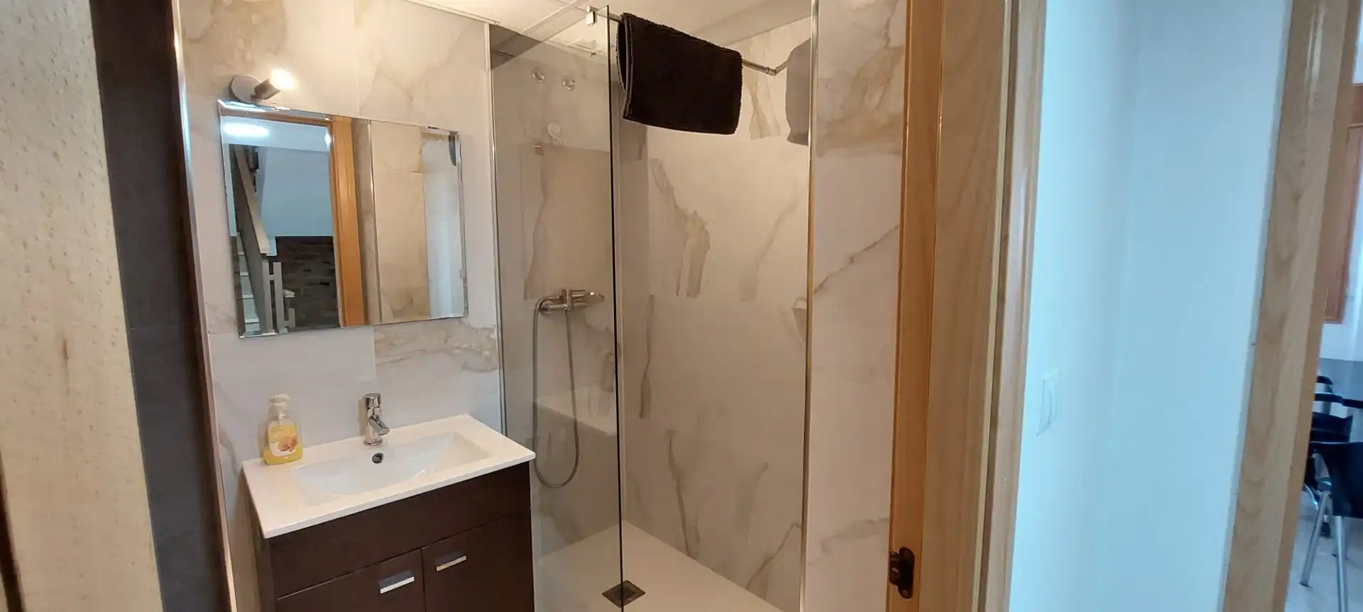 Baño de Dúplex de alquiler en Murcia con Aire acondicionado, Jardín privado y Terraza