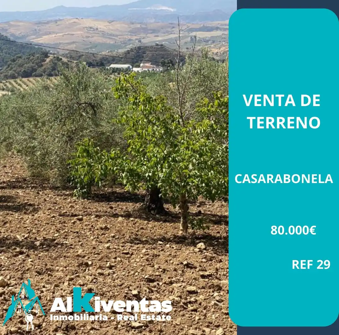 Terreno residencial en venta en Casarabonela