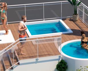 Swimming pool of Flat for sale in Castellón de la Plana / Castelló de la Plana  with Air Conditioner, Heating and Furnished