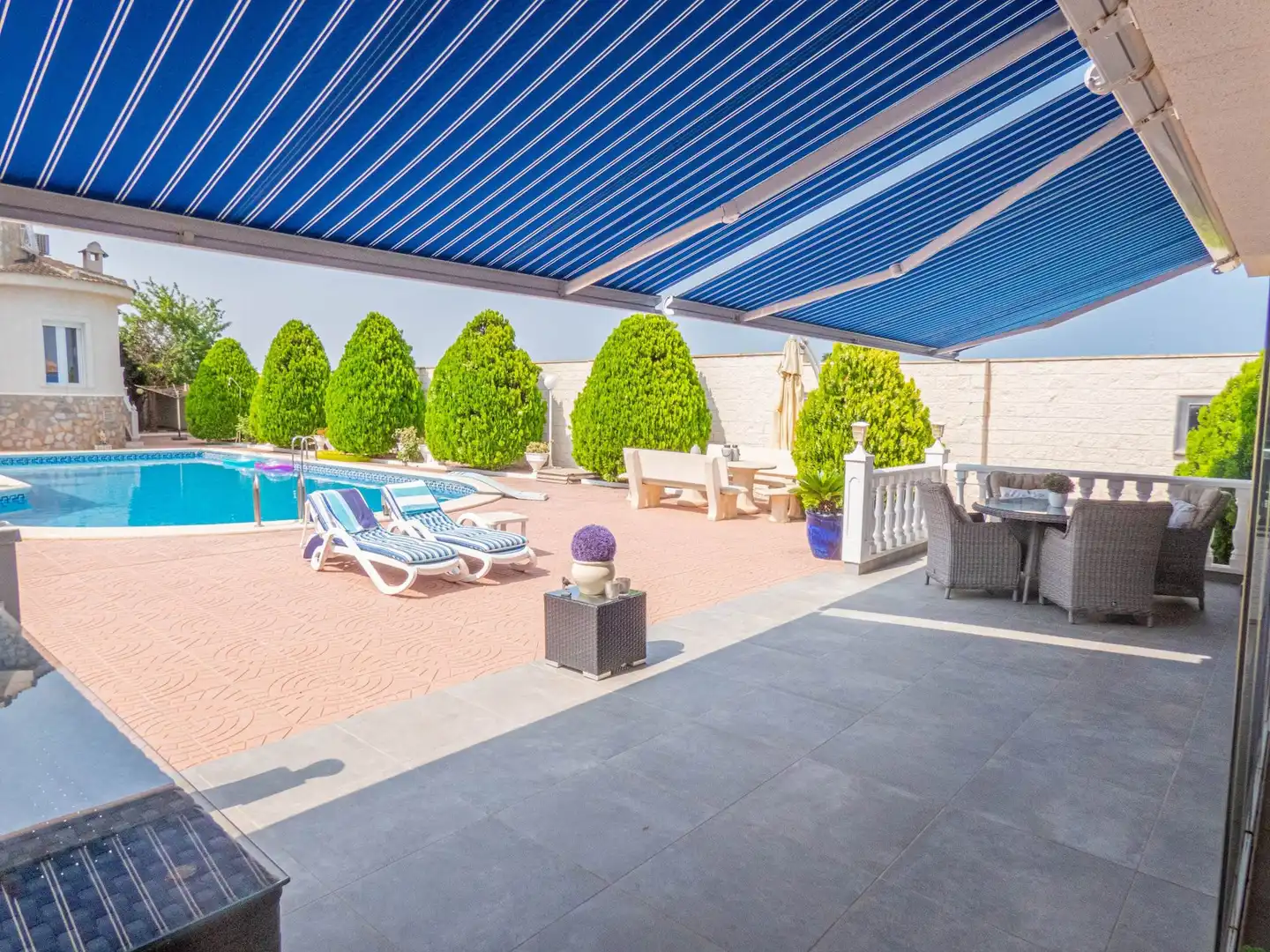 Terraza de Casa o chalet en venta en Rojales con Jardín privado, Terraza y Piscina