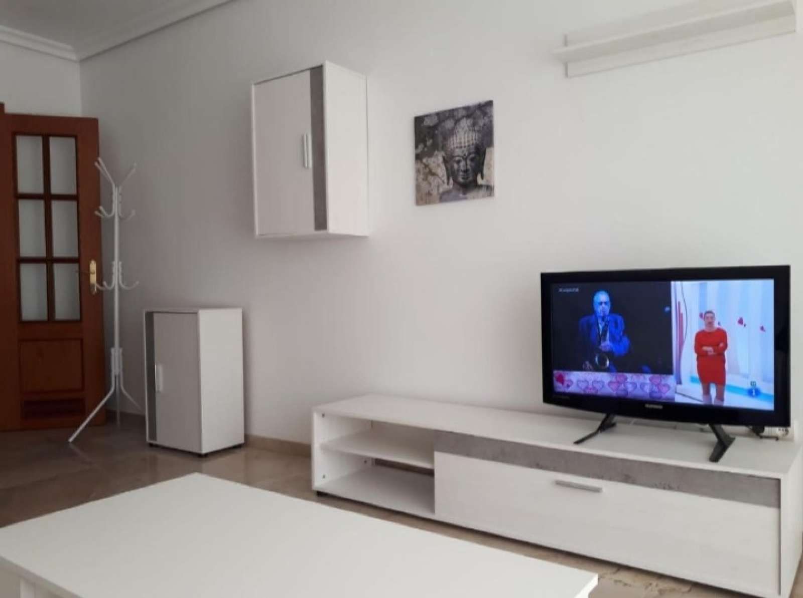 Sala d'estar de Apartament per a compartir en Torremolinos amb Aire condicionat i Terrassa