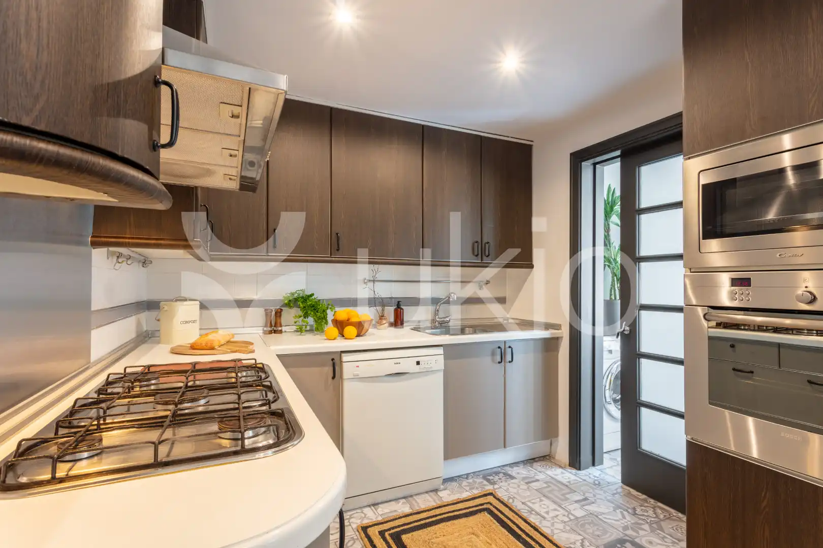 Kitchen of Apartments for rent in Madrid  with Air Conditioner, Heating and Terrace