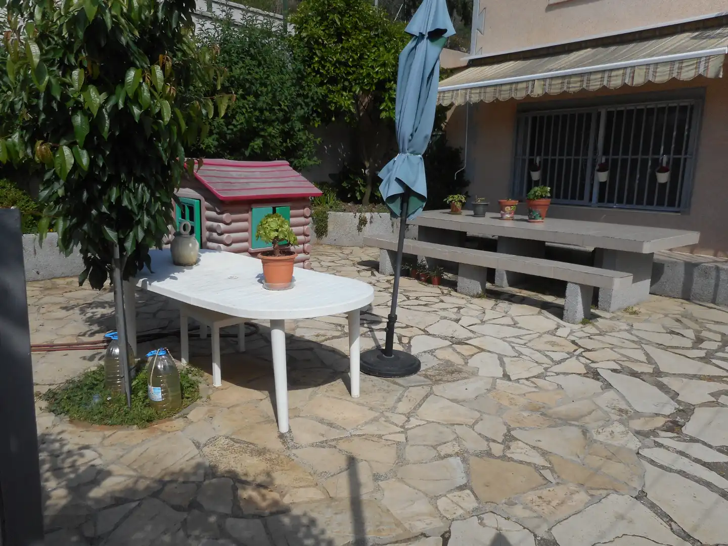 Terrassa de Casa o xalet en venda en Olesa de Bonesvalls amb Calefacció, Jardí privat i Terrassa