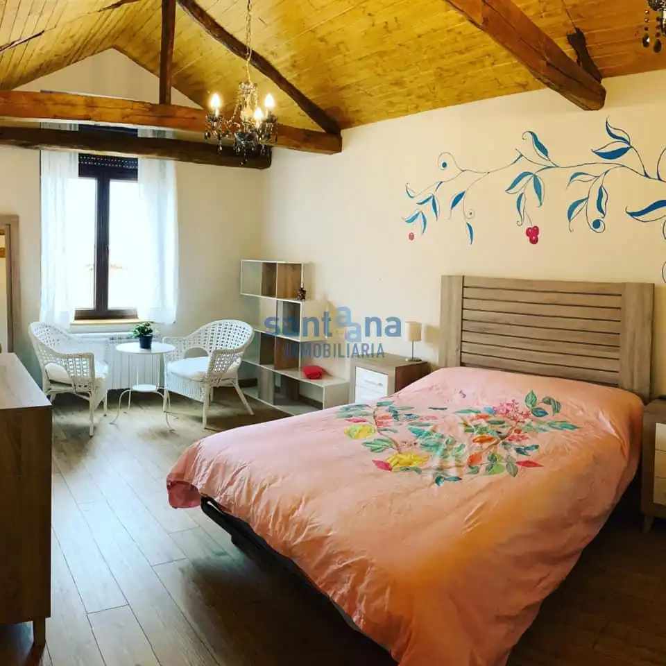 Habitación de Finca rústica de alquiler en Villaturiel con Calefacción, Jardín privado y Terraza