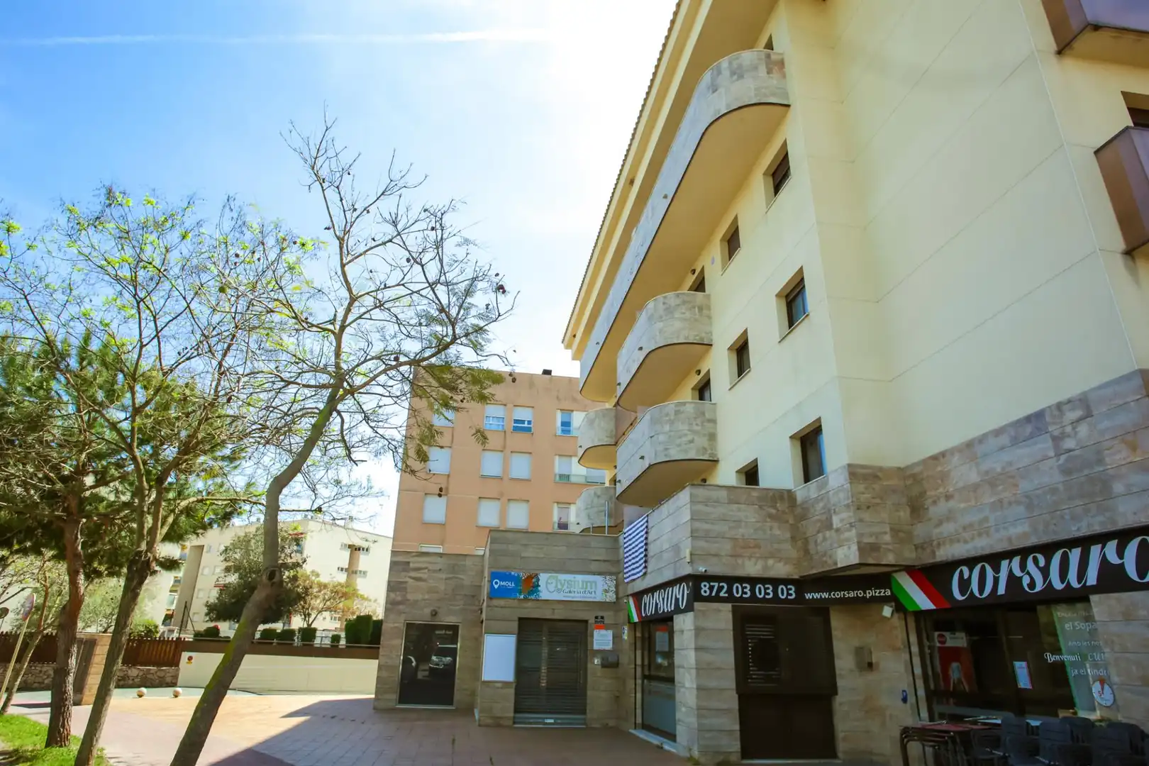 Vista exterior de Pis en venda en Lloret de Mar amb Calefacció, Jardí privat i Piscina