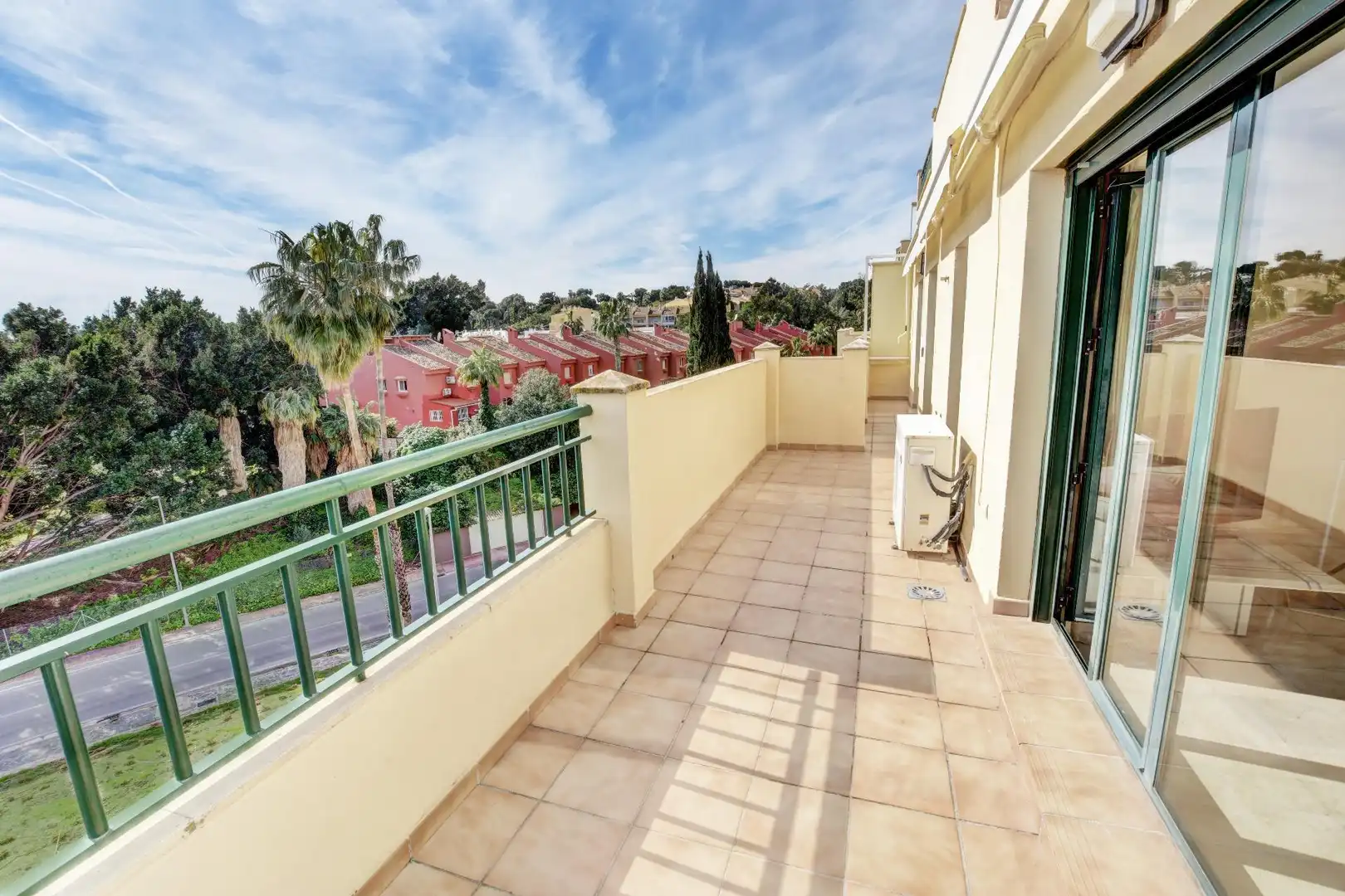 Terrace of Flat for sale in Benalmádena  with Air Conditioner, Heating and Private garden