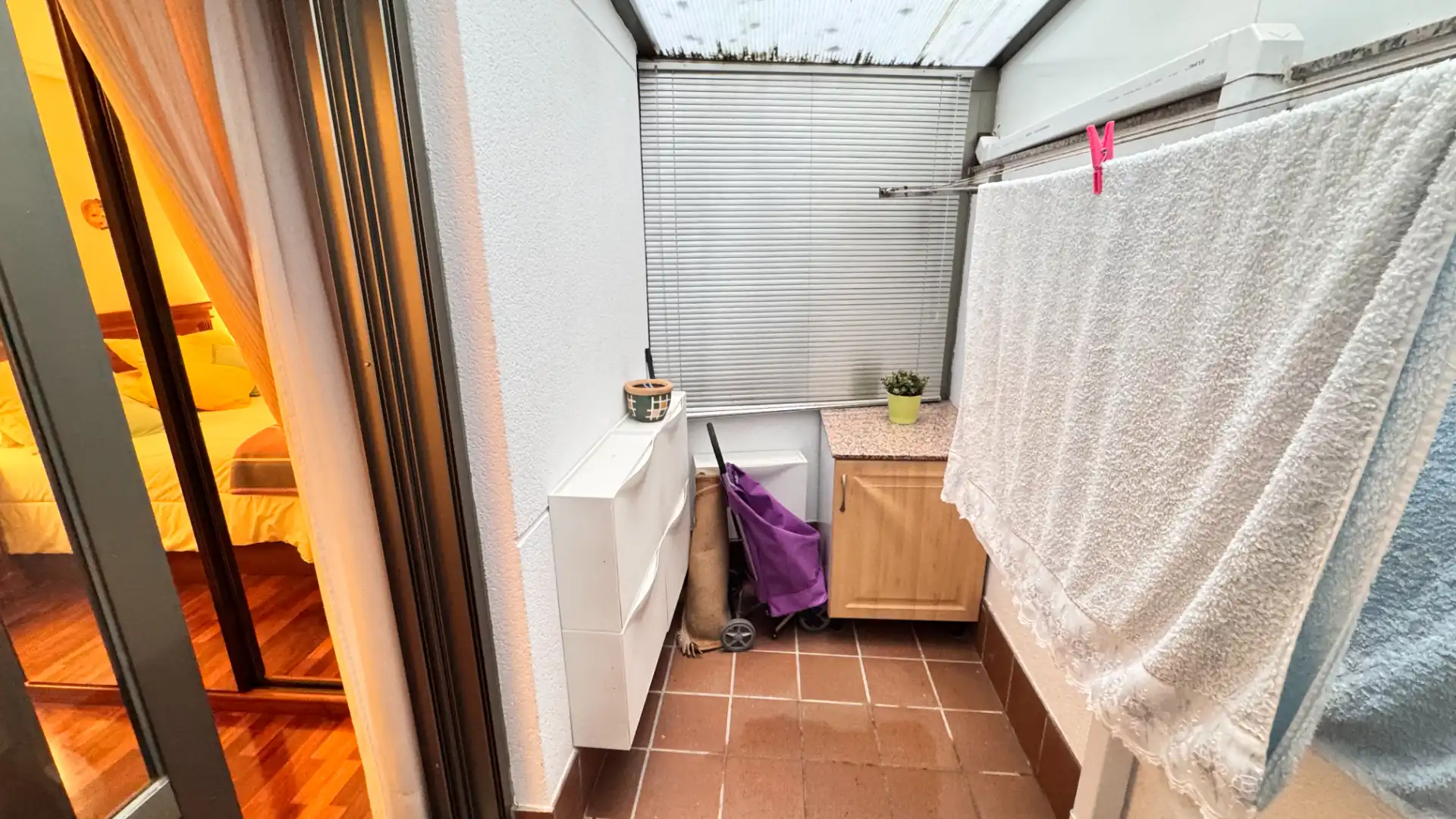 Badezimmer von Wohnung zum Verkauf in Arteixo mit Heizung, Parkett und Terrasse