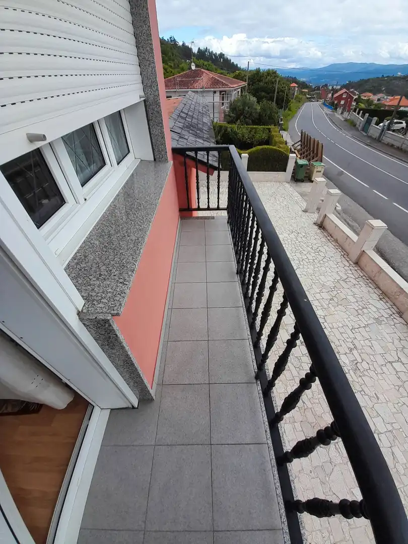 Balcony of Houses for sale in Boiro  with Heating, Storage room and Furnished