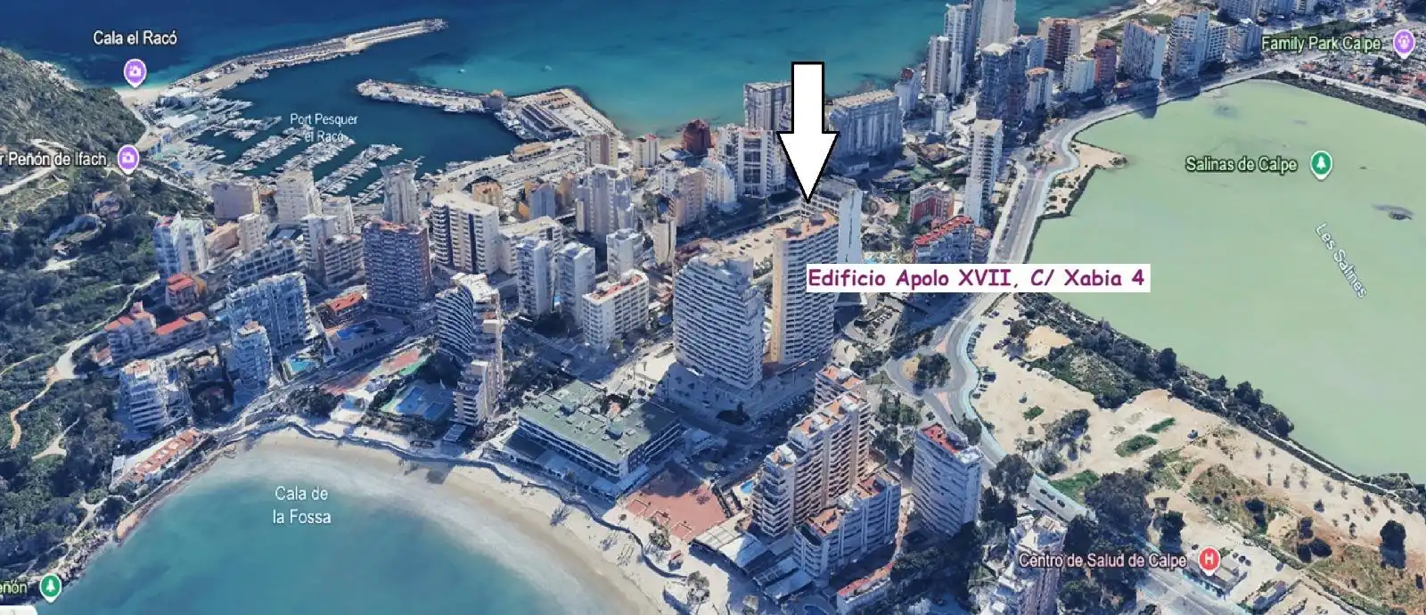 Vista exterior de Apartamento en venta en Calpe / Calp con Aire acondicionado, Calefacción y Jardín privado
