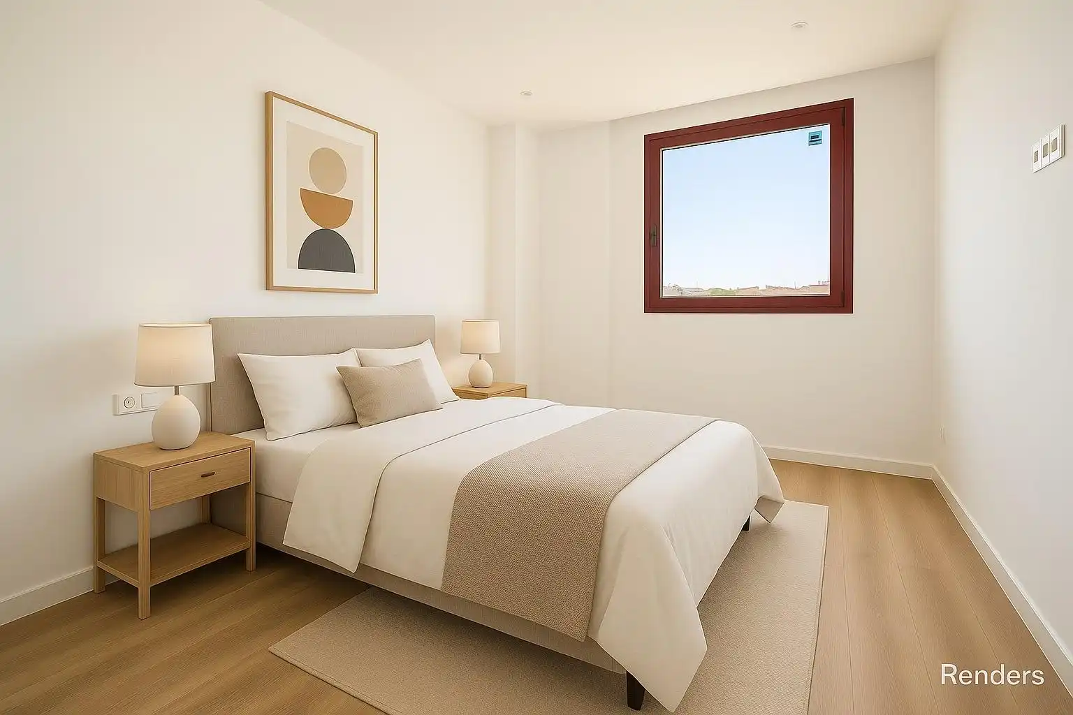 Bedroom of Flat for sale in  Palma de Mallorca  with Air Conditioner