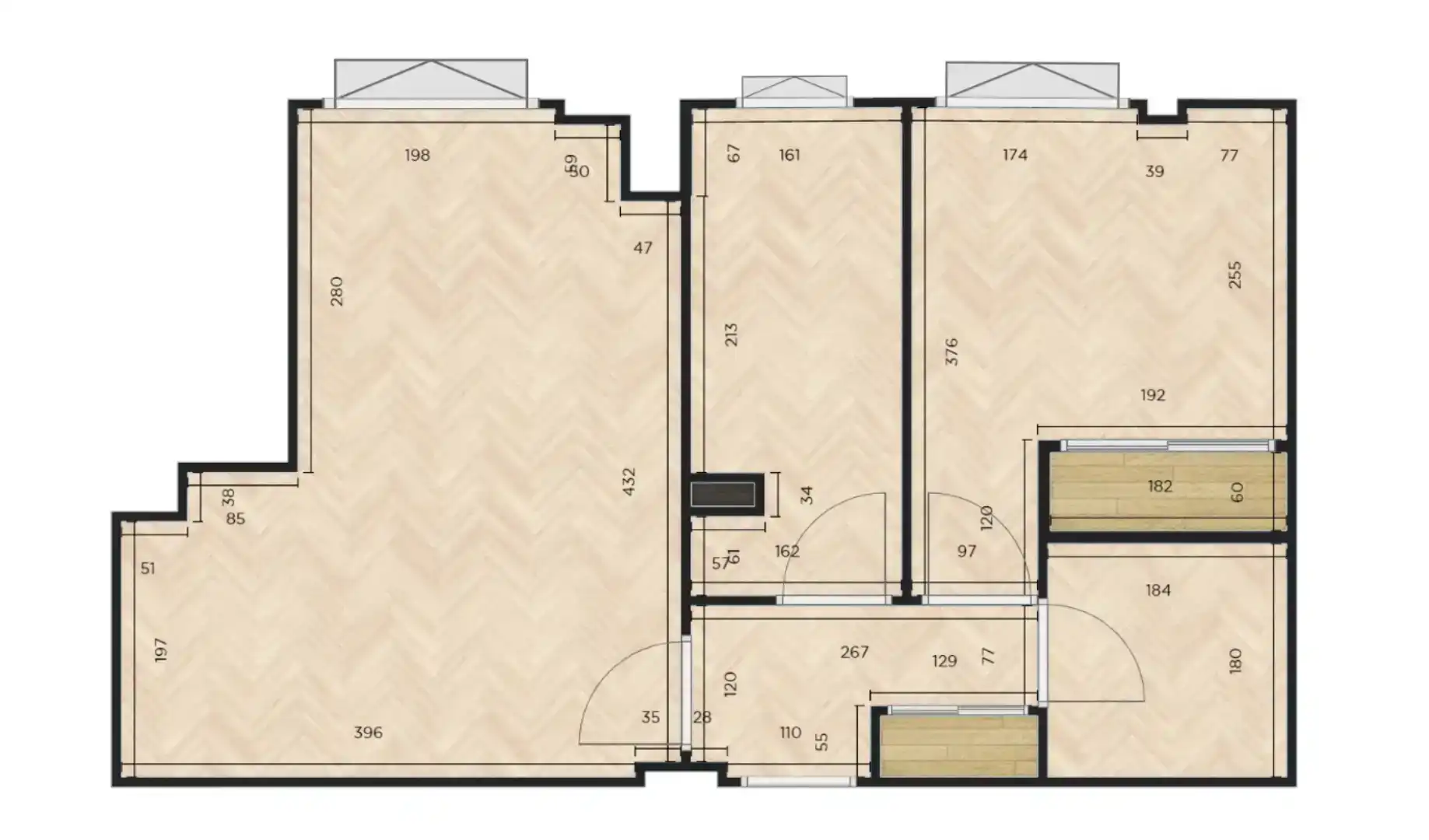 Flat for sale in  Madrid Capital  with Air Conditioner