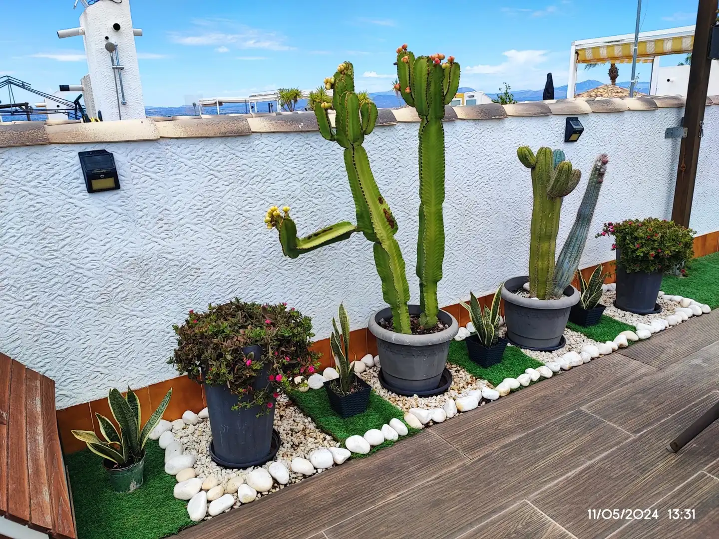Terrasse von Dachboden zur Miete in Santa Pola mit Klimaanlage, Heizung und Terrasse