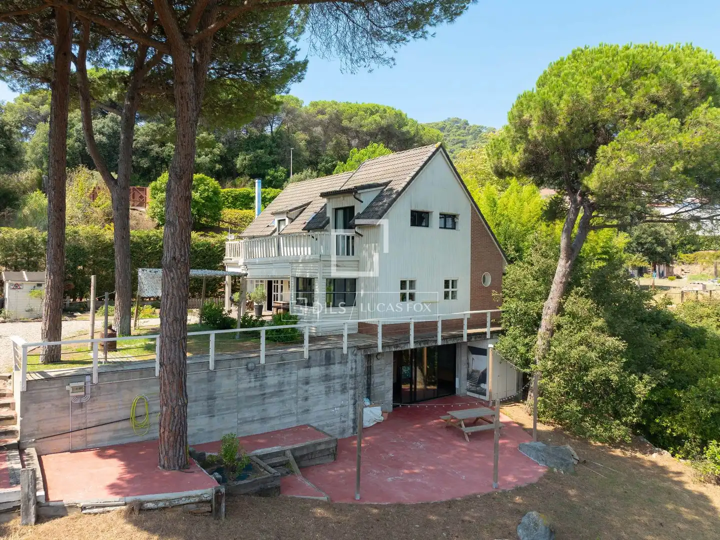 Vista exterior de Finca rústica en venta en Vallromanes con Calefacción, Jardín privado y Parquet