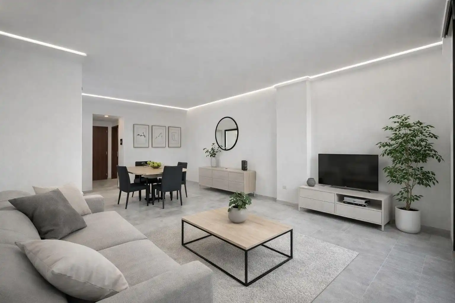 Sala de estar de Piso en venta en San Fernando