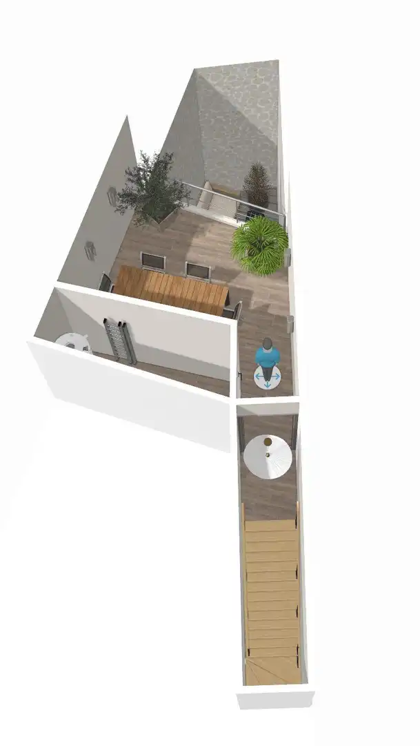Terraza de Casa adosada en venta en Villena