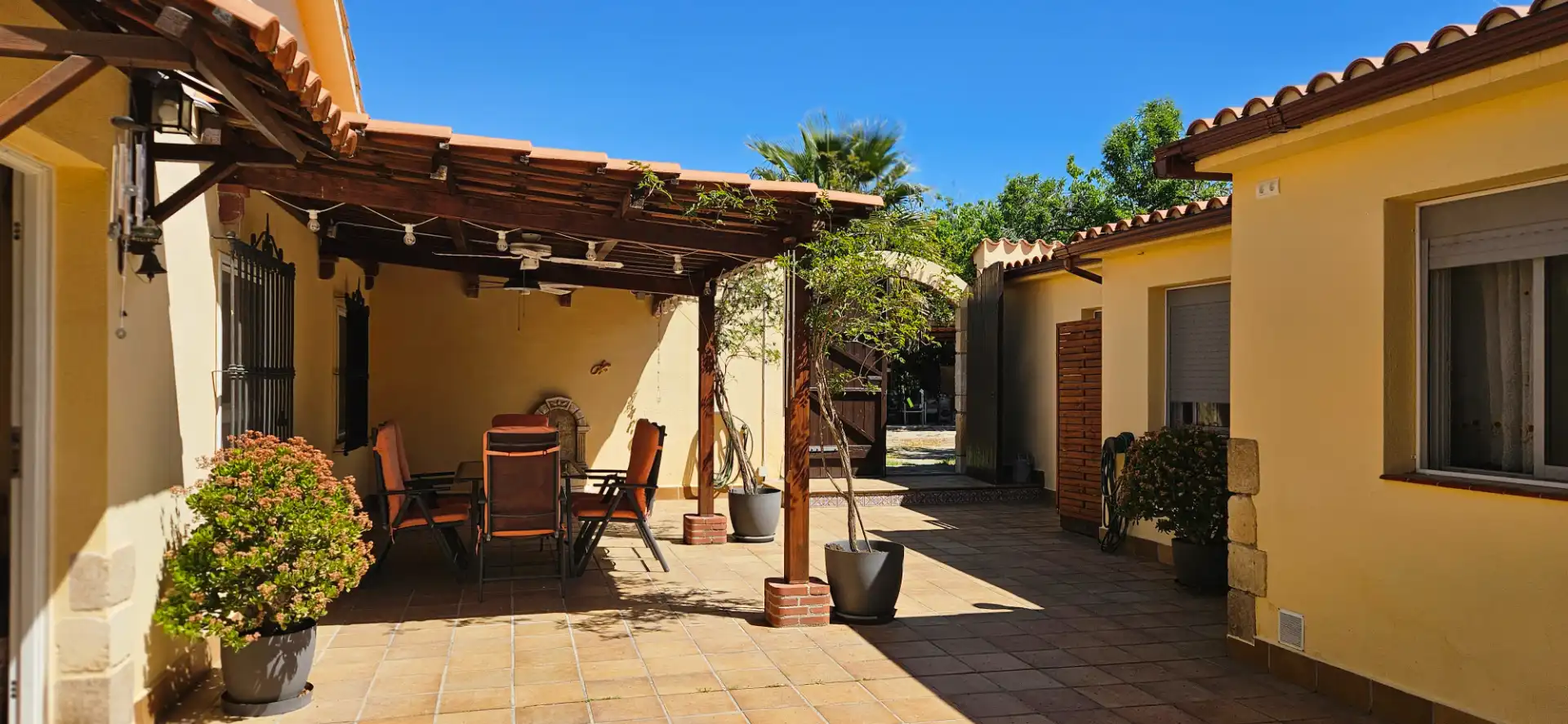 Terrace of Country homes for sale in El Catllar   with Air Conditioner, Heating and Private garden