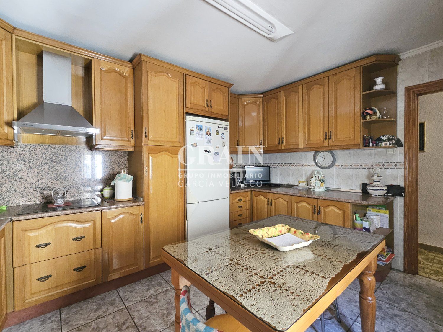 Kitchen of Flat for sale in  Albacete Capital  with Heating and Balcony