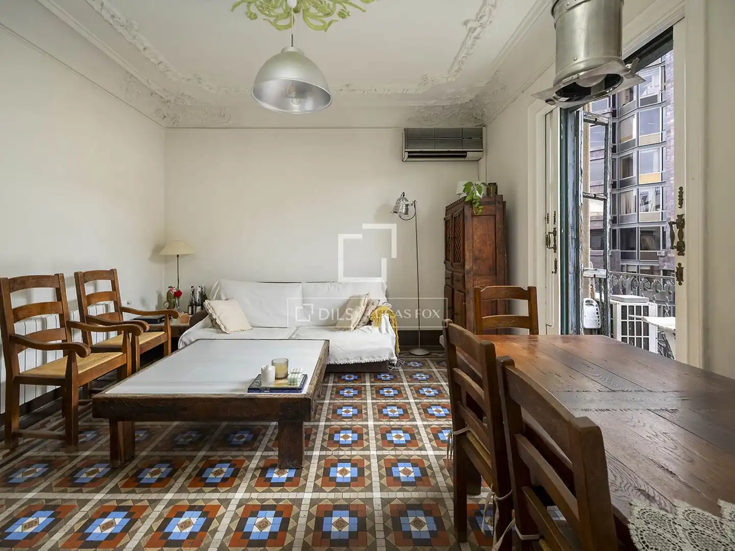 Living room of Flat for sale in Barcelona  with Air Conditioner, Heating and Terrace