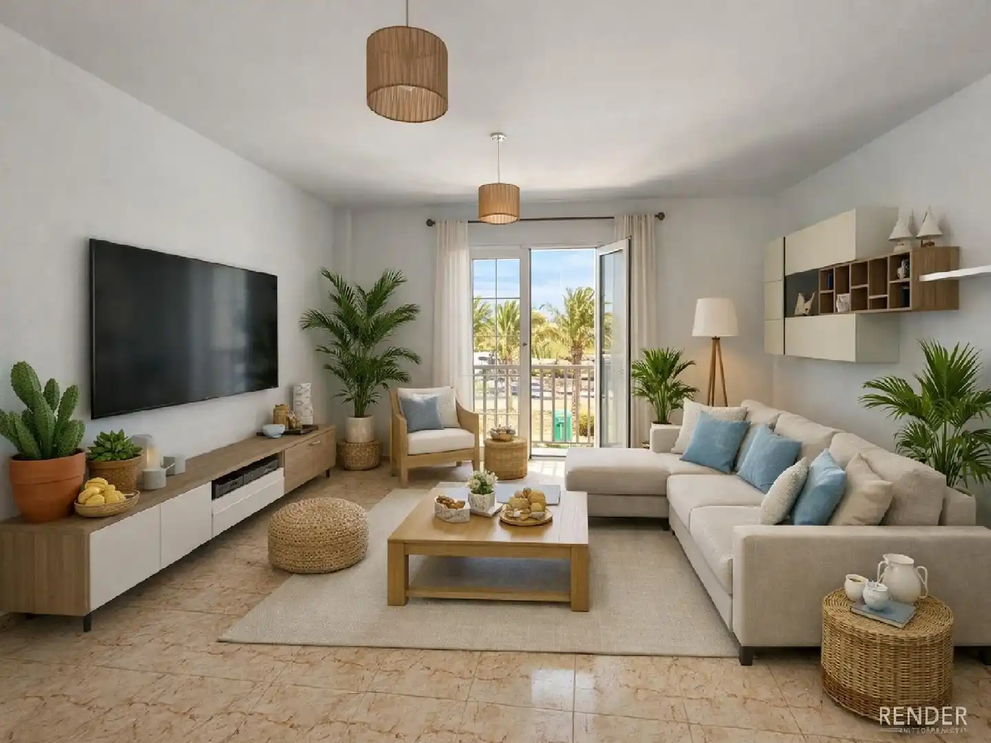 Sala de estar de Piso en venta en Ingenio con Terraza