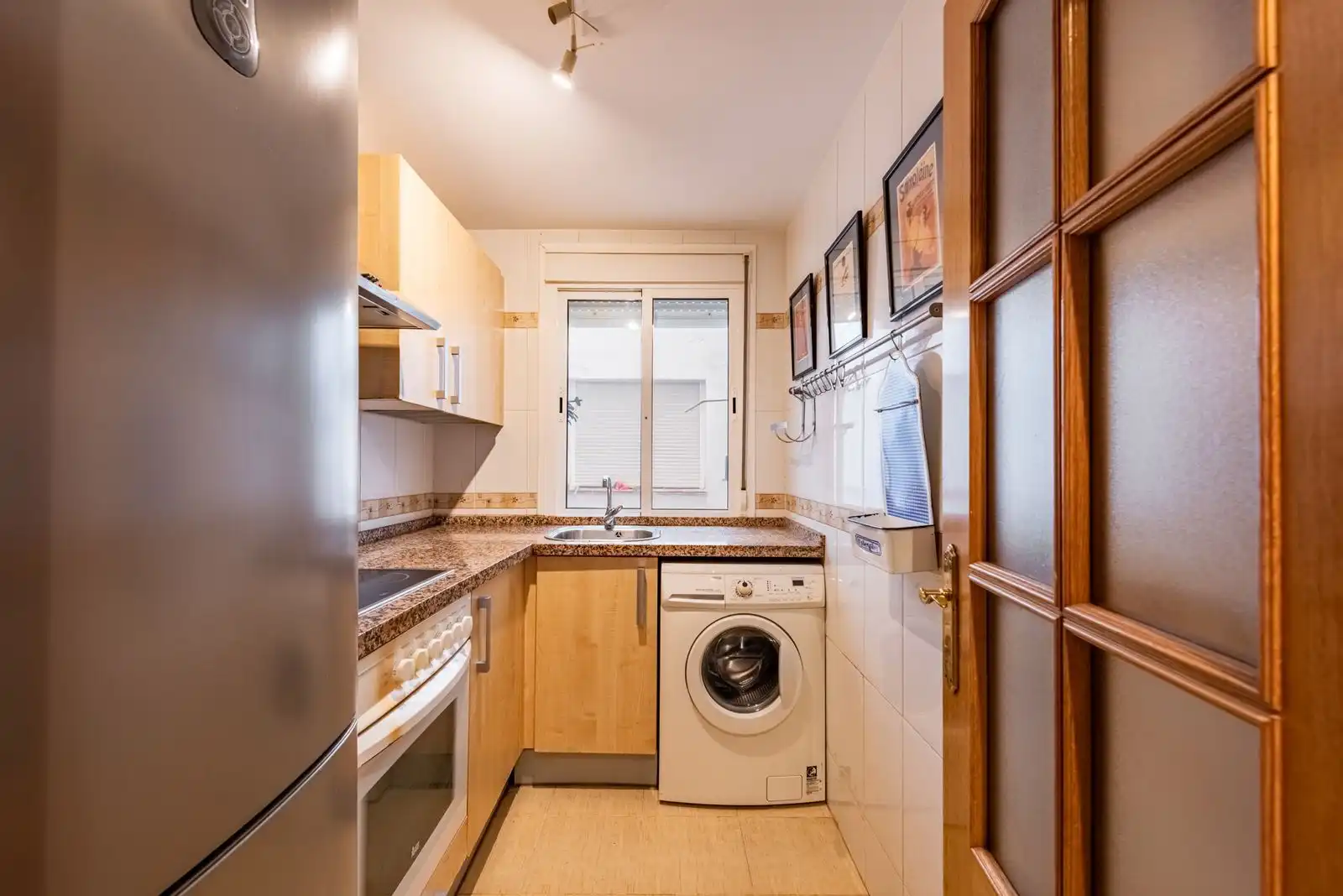 Kitchen of Flat for sale in Benahavís  with Air Conditioner, Private garden and Furnished
