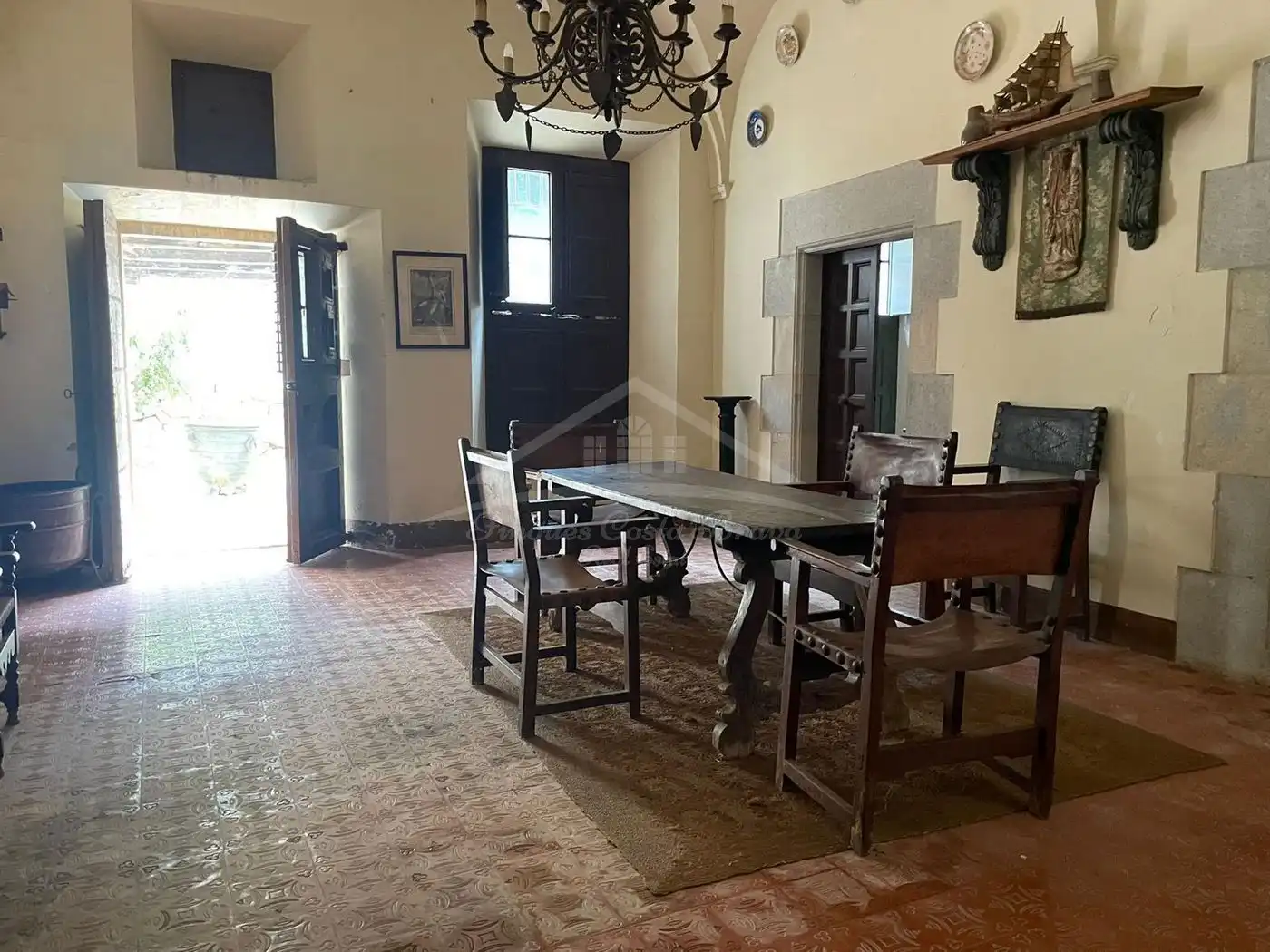Dining room of Country homes for sale in Flaçà  with Air Conditioner, Heating and Private garden