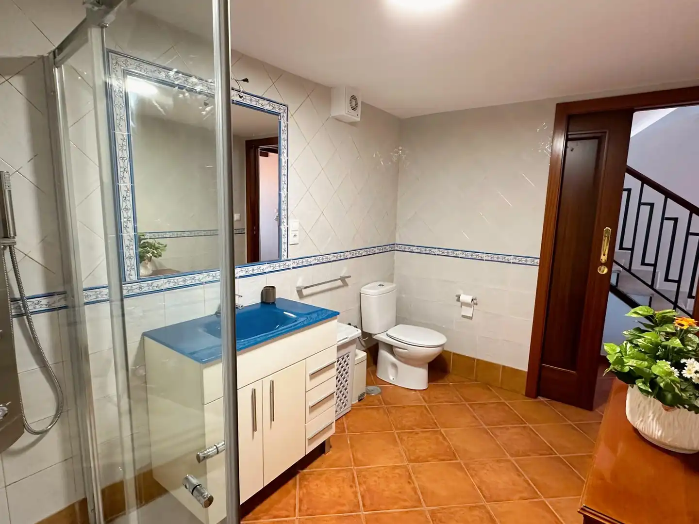 Bany de Casa adosada de lloguer en Outes amb Moblat, Forn i Microones
