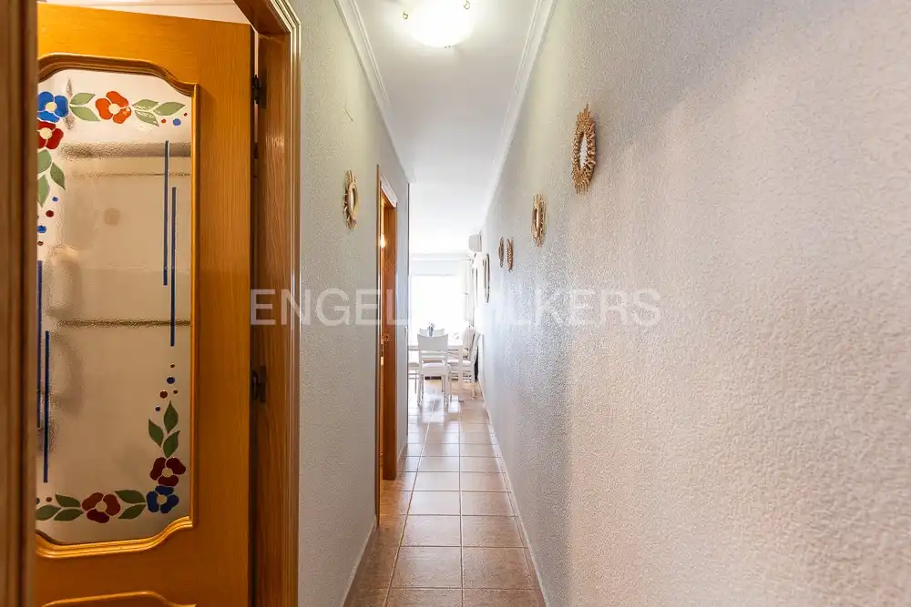 Wohnung zur Miete in La Pobla de Farnals mit Klimaanlage, Heizung und Privatgarten